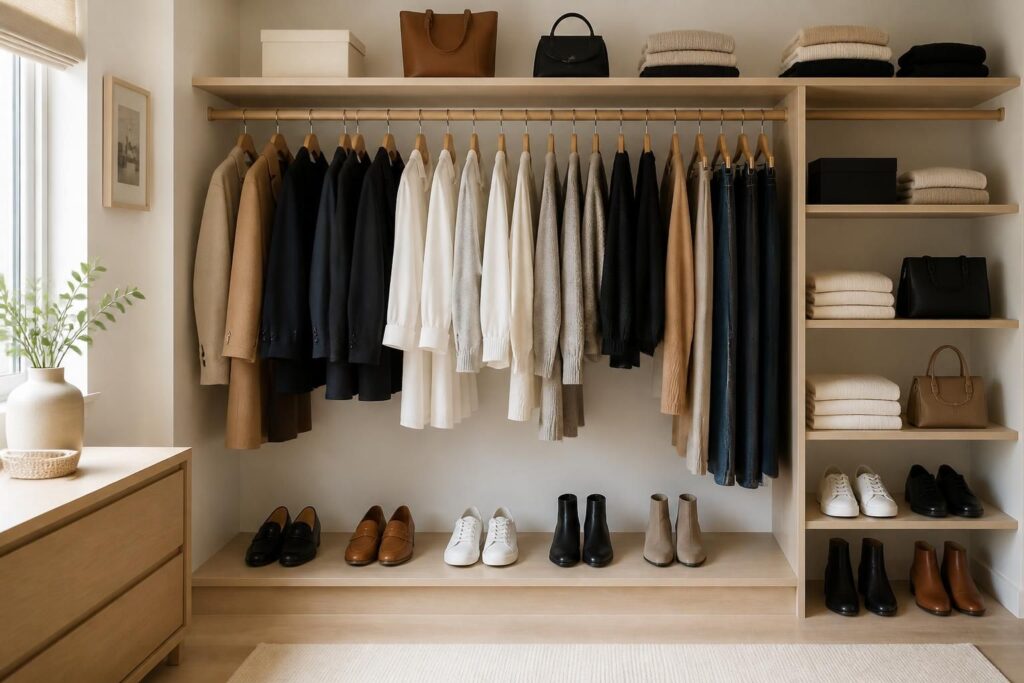 découvrez comment créer une garde-robe capsule intemporelle avec seulement 30 pièces essentielles pour un style élégant et polyvalent au quotidien.