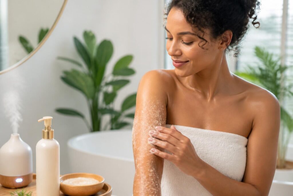 découvrez nos conseils et astuces pour des soins du corps efficaces : hydratation intense, gommage régulier et fermeté au quotidien pour une peau éclatante et revitalisée.