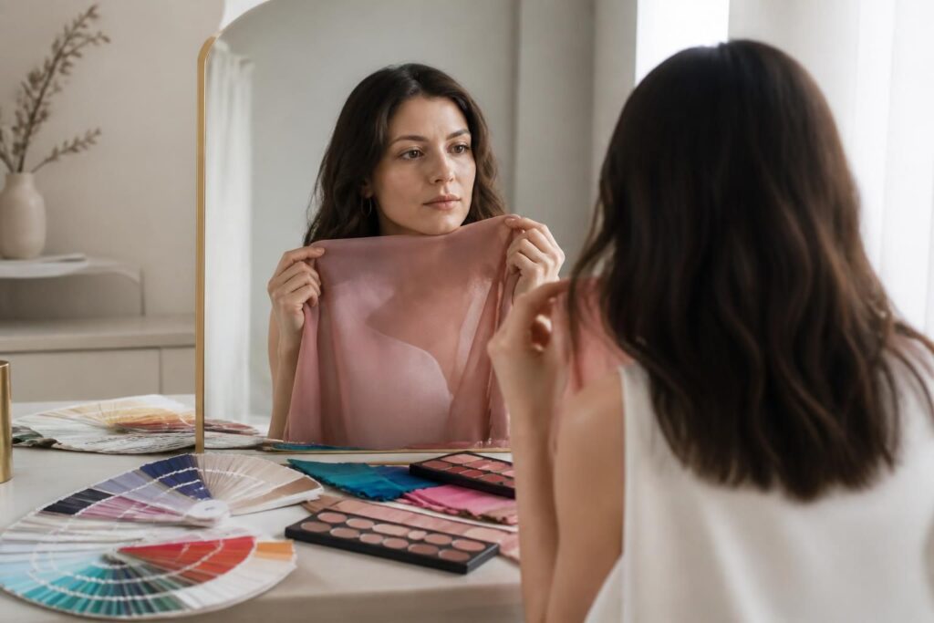découvrez les fondamentaux de la colorimétrie pour identifier les couleurs qui vous mettent en valeur et subliment votre style.